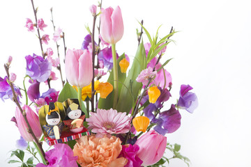 雛祭り　桃の節句　節句　花