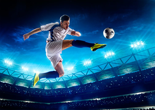 Fototapeta Soccer player in action