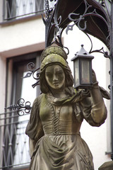 Obraz premium Heinzelmännchenbrunnen in Köln, Deutschland