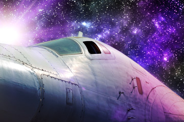 Spaceship concept for futuristic interstellar deep space travel