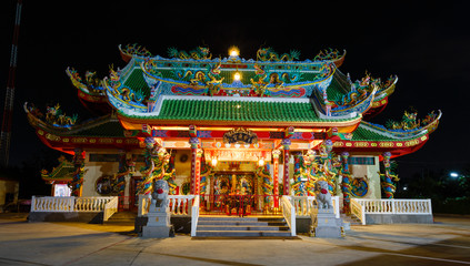 celebration of the Chinese new year in the temple Saphan Hin