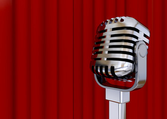 Microphone and Curtain