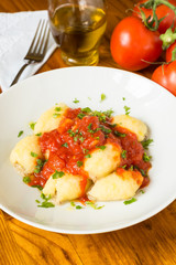 Gnocchi di patate con salsa di pomodoro