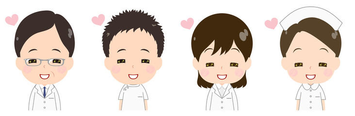 医者　看護師　うっとり