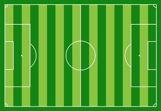 Campo da calcio a righe