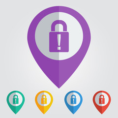 vector lock poser flat