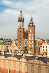 Fototapeta na wymiar Marienkirche von Krakau