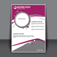 Vector presentation of business poster