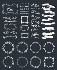 Hand-drawn elements