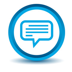 Blue talk icon