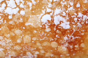 Fototapeta premium Tasty sweet bun close up