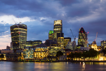 Obrazy na Plexi  Londyn nocą
