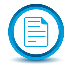 Blue document icon