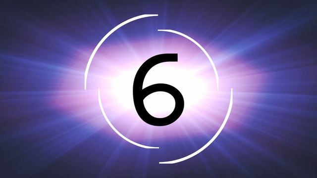 4k universal countdown leader modern scifi style