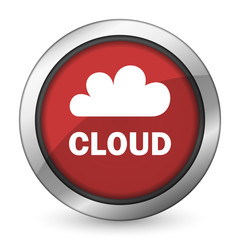 cloud red icon