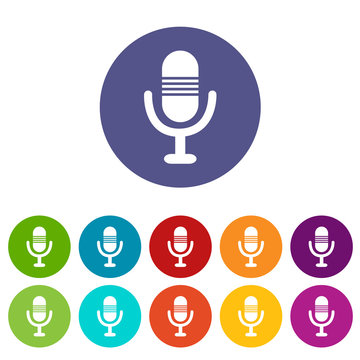 Microphone flat icon