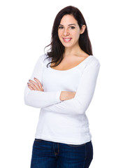 Fototapeta premium Brunette woman