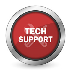 technical support red icon