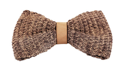 Male bow tie isolated on white
