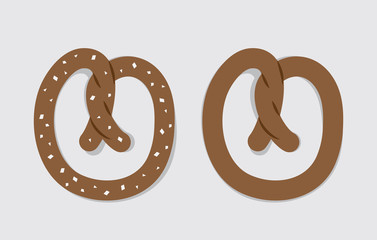 Large soft pretzel salted and unsalted