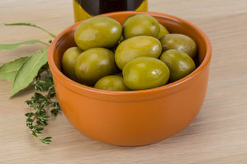 Green olives