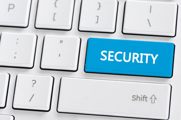 Keyboard with security button