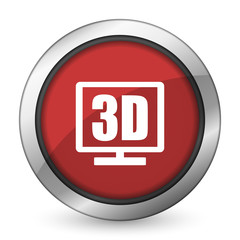 3d display red icon