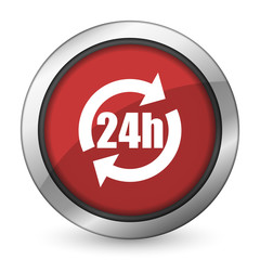 24h red icon