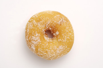 Sugar Ring Donut Isolated on White Background