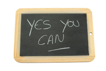 Obraz premium slate yes you can