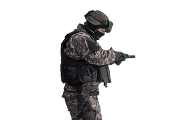 cut police at the position of the shooter