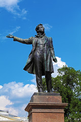 Famous Poet Alexander Pushkin Statue, Saint Petersburg