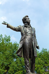 Famous Poet Alexander Pushkin Statue, Saint Petersburg