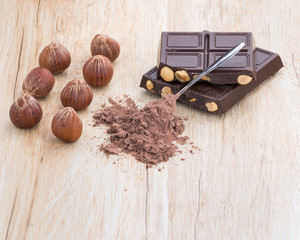 hazelnuts chocolate morning