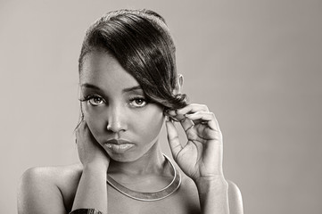 Obraz premium Portrait of Young Woman