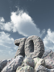 nummer siebzig felsen