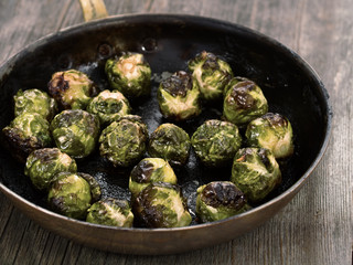 rustic roasted brussels sprout