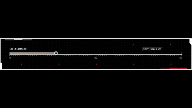 HUD grid loader element. Futuristic equalizer element