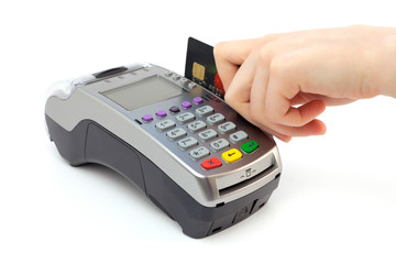 Using bank terminal