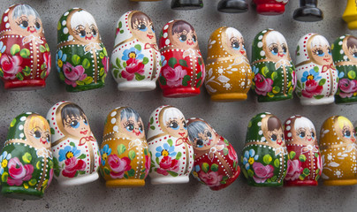 colored dolls in Hungary