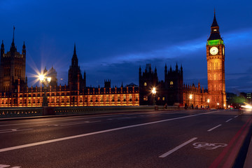 Fototapeta na wymiar Big Ben at night, London
