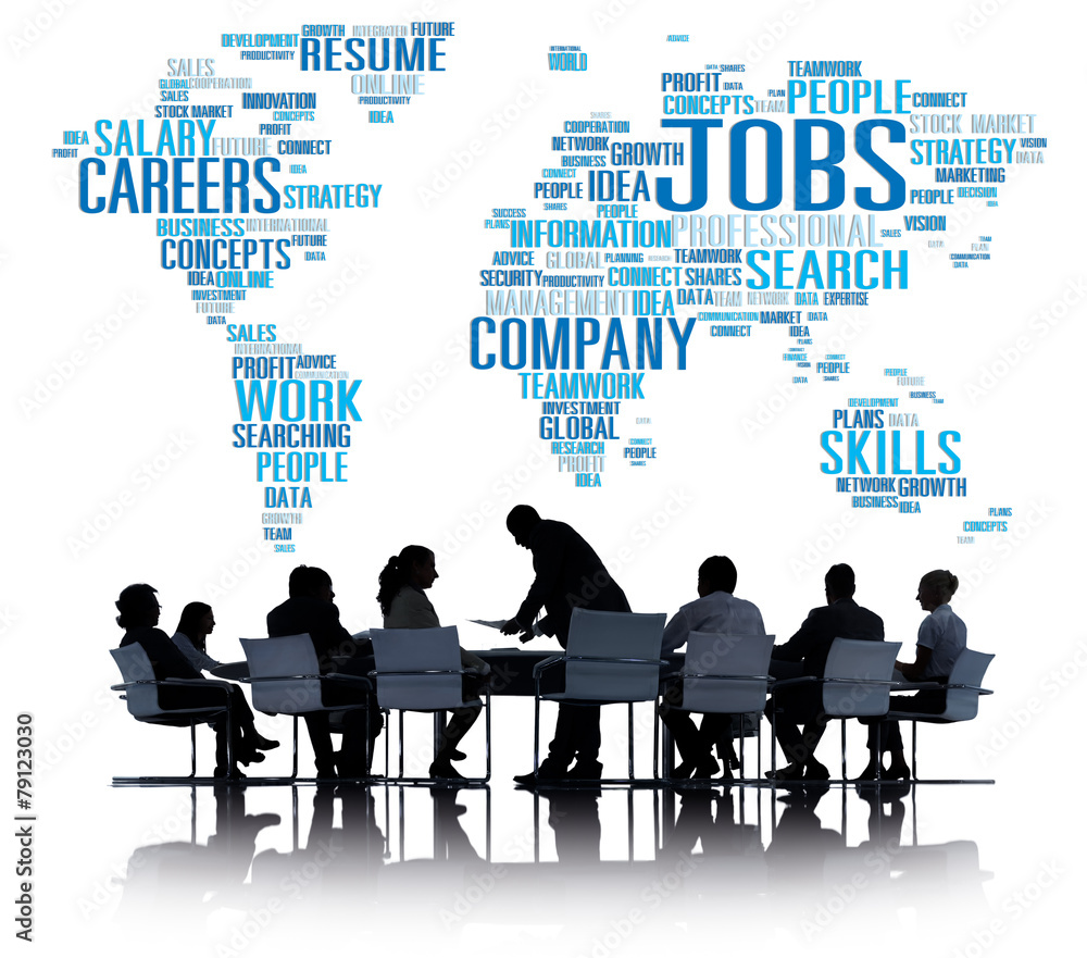 Wall mural occupation job careers expertise human resources concept - Wall murals