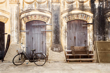 Fototapeta na wymiar bicycle in Bagan, Myanmar