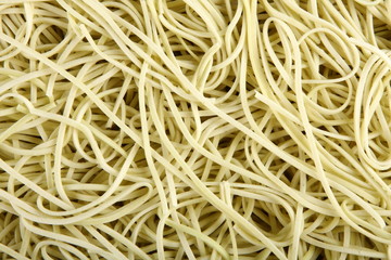 Green spinach raw noodles