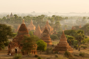 temples in Bagan, Myanmar