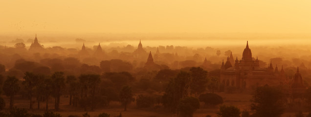 temples in Bagan, Myanmar