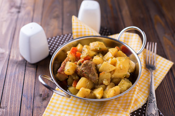 Stew with meat and vegetables