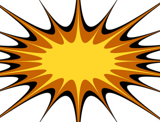 Retro Burst Banner Design