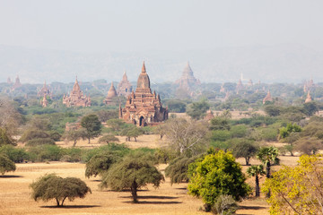 temples in Bagan, Myanmar