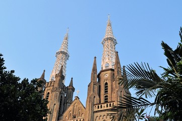 Neo-gothic Roman Catholic Cathedral, Jakarta, Indonesia